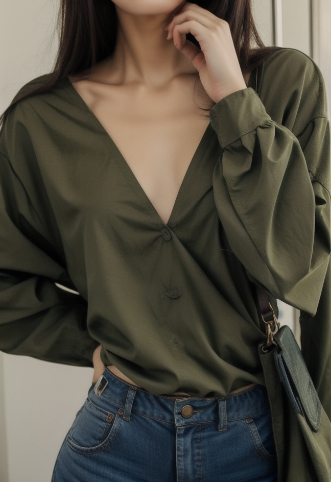 Bell_Sleeve_Plain_Ribbed-Knit_Slim-Fit_Crop_Shirt___Poovarasan_black__1_-7.png